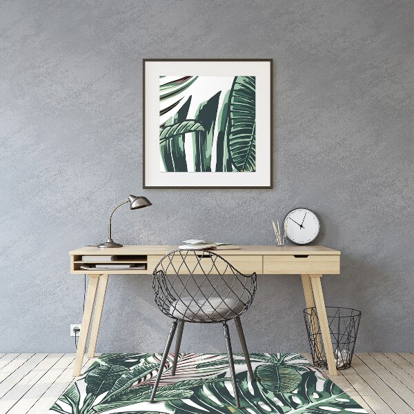 Tapis protège sol Paume tropicale