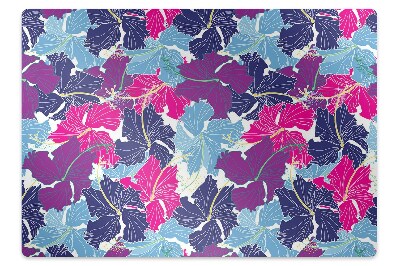 Tapis de chaise de bureau Hibiscus