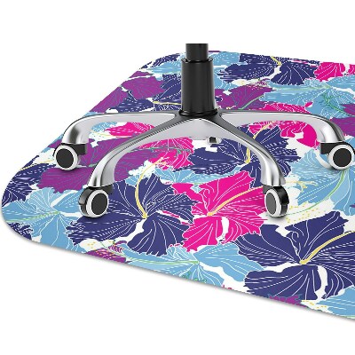 Tapis de chaise de bureau Hibiscus