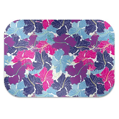 Tapis de chaise de bureau Hibiscus