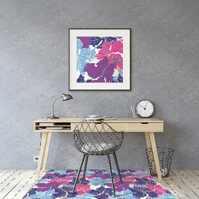 Tapis de chaise de bureau Hibiscus