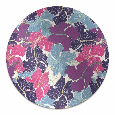 Tapis de chaise de bureau Hibiscus