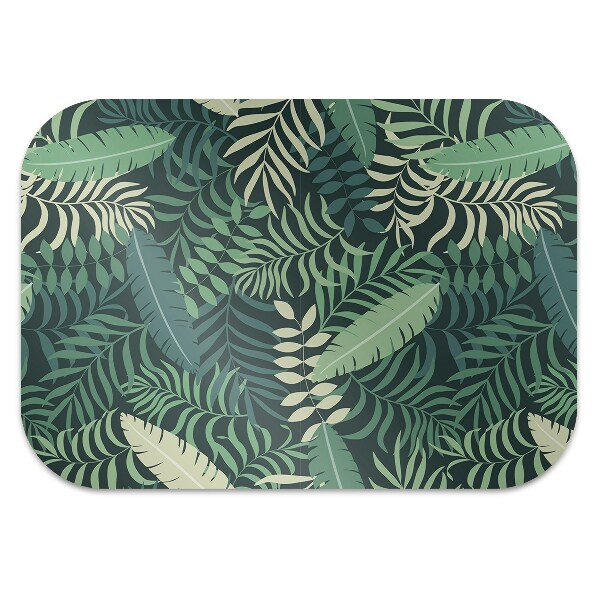 Tapis pour chaise de bureau Feuilles de palmier