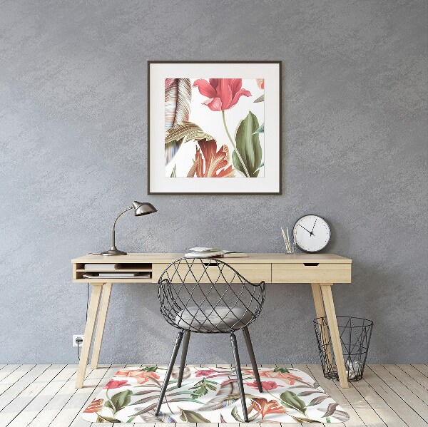 Tapis protège sol Plantes et feuilles