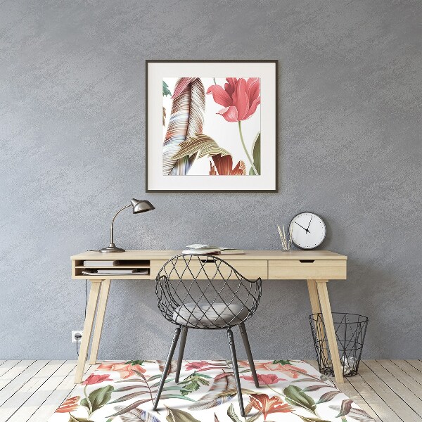 Tapis protège sol Plantes et feuilles