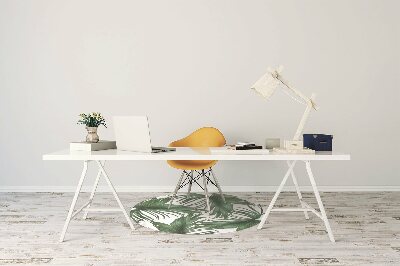 Tapis pour chaise de bureau Feuilles de palmier