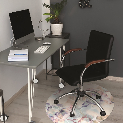 Tapis bureau Motif floral