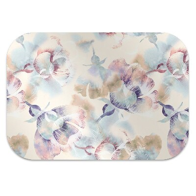 Tapis bureau Motif floral