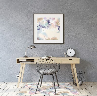 Tapis bureau Motif floral