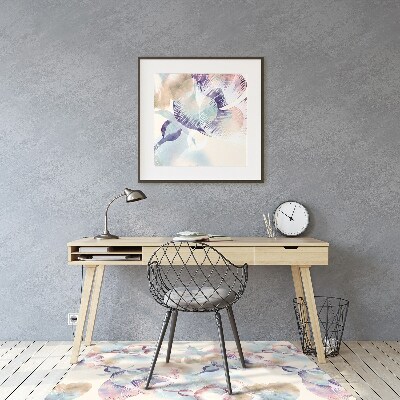 Tapis bureau Motif floral