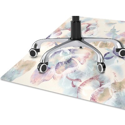 Tapis bureau Motif floral