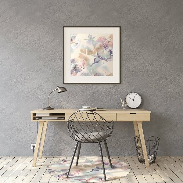 Tapis bureau Motif floral