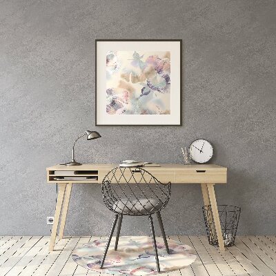 Tapis bureau Motif floral