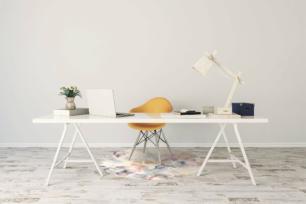 Tapis bureau Motif floral