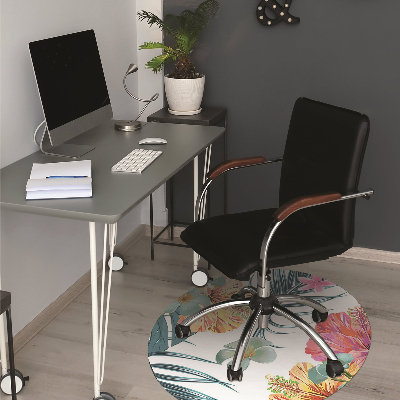 Tapis de chaise de bureau Fleurs de printemps