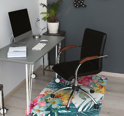 Tapis de chaise de bureau Fleurs de printemps