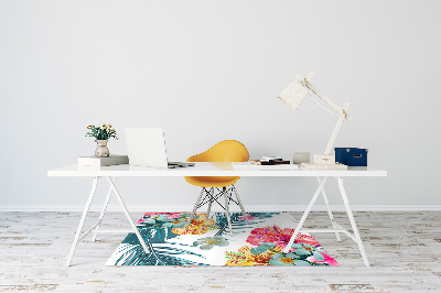 Tapis de chaise de bureau Fleurs de printemps