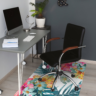 Tapis de chaise de bureau Fleurs de printemps