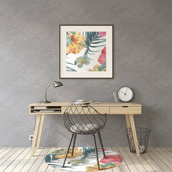 Tapis de chaise de bureau Fleurs de printemps