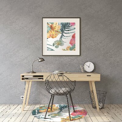 Tapis de chaise de bureau Fleurs de printemps