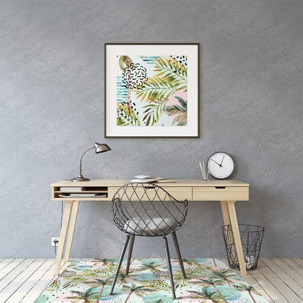 Tapis de chaise de bureau Paume