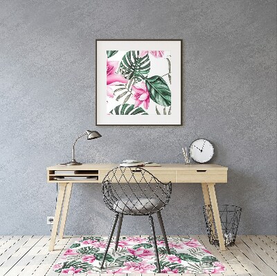 Tapis de chaise Jardin rose