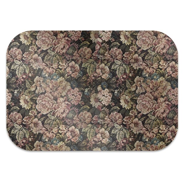 Tapis de chaise Fleurs tissées