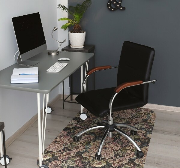 Tapis de chaise Fleurs tissées