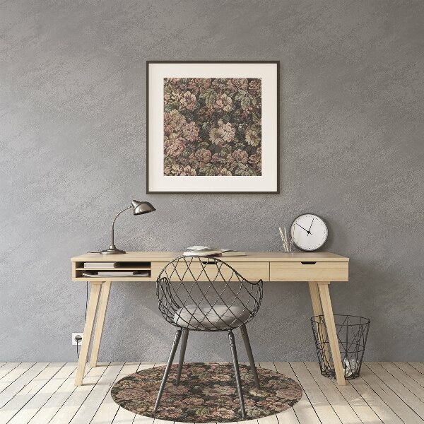 Tapis de chaise Fleurs tissées