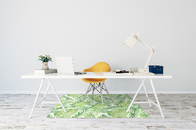 Tapis de chaise de bureau Feuilles