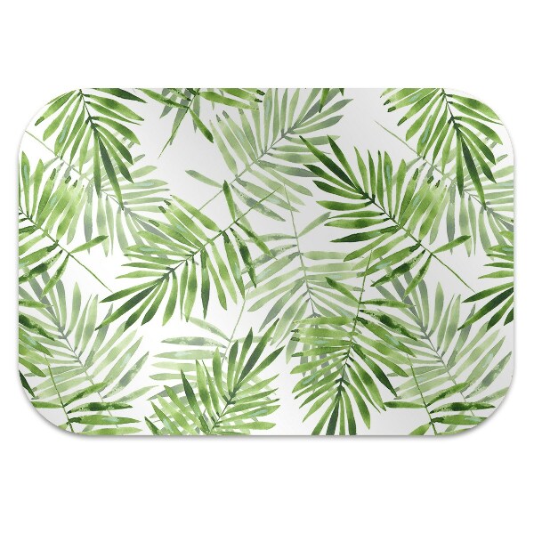 Tapis de chaise de bureau Feuilles d'aquarelle