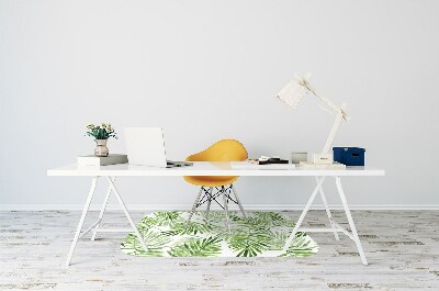 Tapis de chaise de bureau Feuilles d'aquarelle