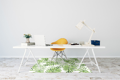 Tapis de chaise de bureau Feuilles d'aquarelle