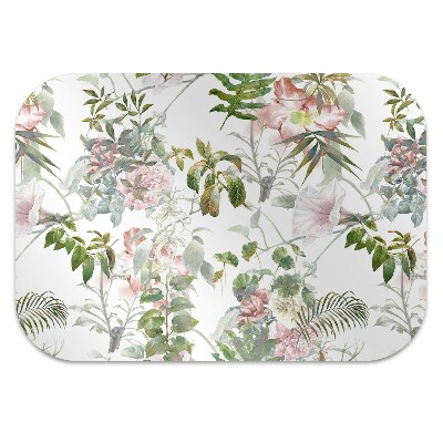 Tapis de chaise de bureau Fleur délicate