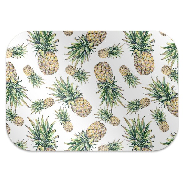 Tapis de chaise de bureau Ananas