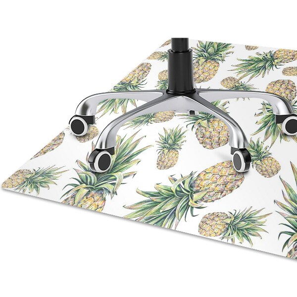 Tapis de chaise de bureau Ananas