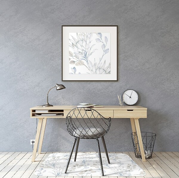 Tapis de chaise de bureau Procede argent