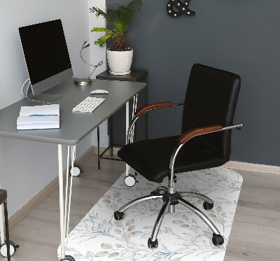 Tapis de chaise de bureau Procede argent