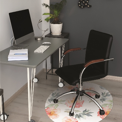 Tapis de chaise de bureau Fleurs de printemps