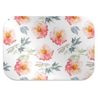 Tapis de chaise de bureau Fleurs de printemps