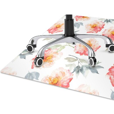 Tapis de chaise de bureau Fleurs de printemps