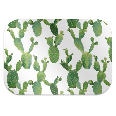 Tapis de chaise de bureau Cactus