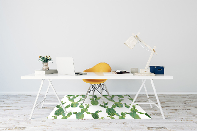 Tapis de chaise de bureau Cactus