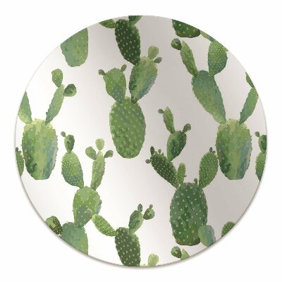 Tapis de chaise de bureau Cactus