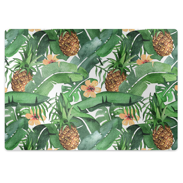 Tapis pour chaise de bureau Ananas dans les feuilles