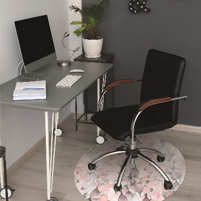 Tapis de chaise de bureau Fleurs peintes