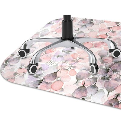 Tapis de chaise de bureau Fleurs peintes