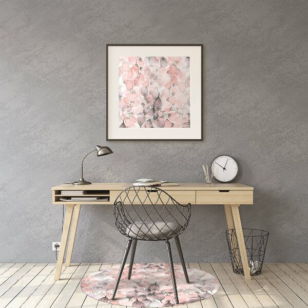 Tapis de chaise de bureau Fleurs peintes