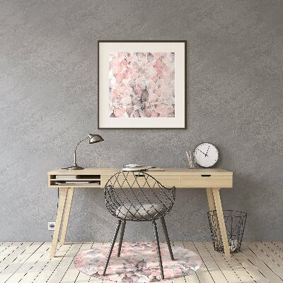 Tapis de chaise de bureau Fleurs peintes