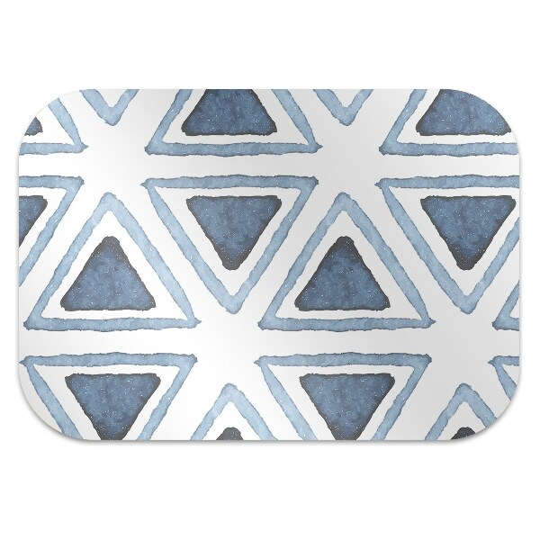 Tapis de chaise de bureau Triangles